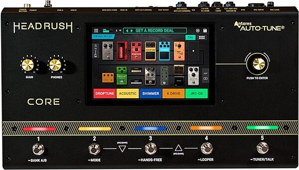 open zoom image for HeadRush Core Multi-FX Amp Modeler and Vocal Processor, New, Action Position Back