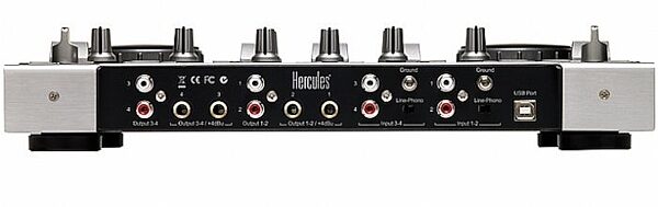 open zoom image for Hercules DJ Console Rmx Pro DJ Controller/Audio Interface, Rear