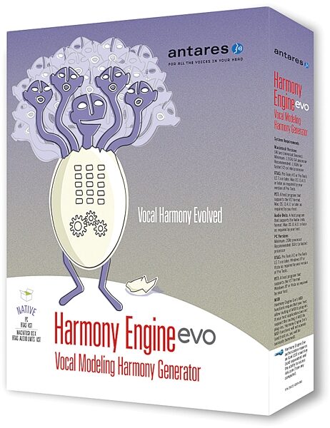 open zoom image for Antares Harmony Engine Evo Vocal Modeling Harmony Generator Software (Mac and Windows), Main