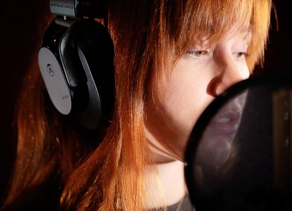 open zoom image for Austrian Audio Hi-X55 Over-Ear Headphones, In Use