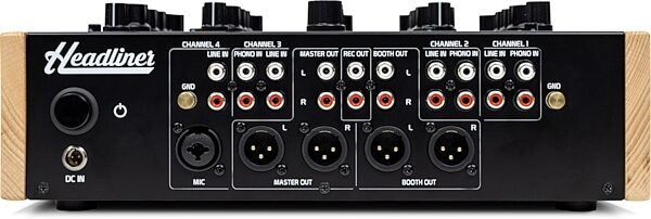 open zoom image for Headliner R4 Rotary DJ Mixer, 4-Channel, New, Main Side