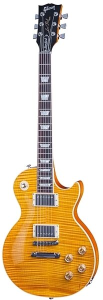 open zoom image for Gibson 2016 HP Les Paul Standard Plus Electric Guitar (with Case), Transparent Amber