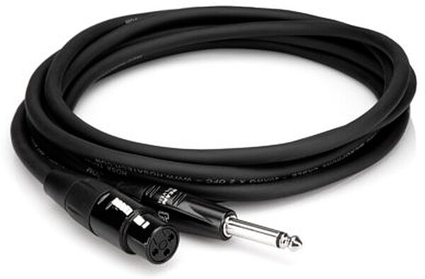 open zoom image for Hosa HMIC-HZ Pro Microphone Cable XLR3-F to 1/4", 5 foot, Action Position Back