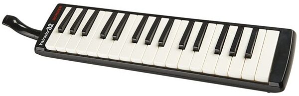 open zoom image for Hohner 32B Instructor Melodica, Black, Action Position Back