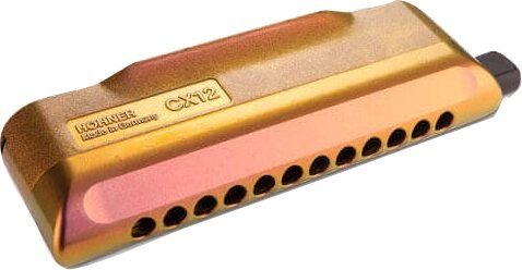 open zoom image for Hohner CX12 Chromatic Jazz Harmonica, Key of C, Action Position Back