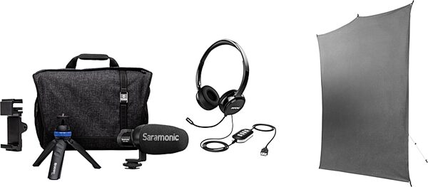 open zoom image for Saramonic Home Base Professional AV Telecommuter Kit, New, Kit Contents