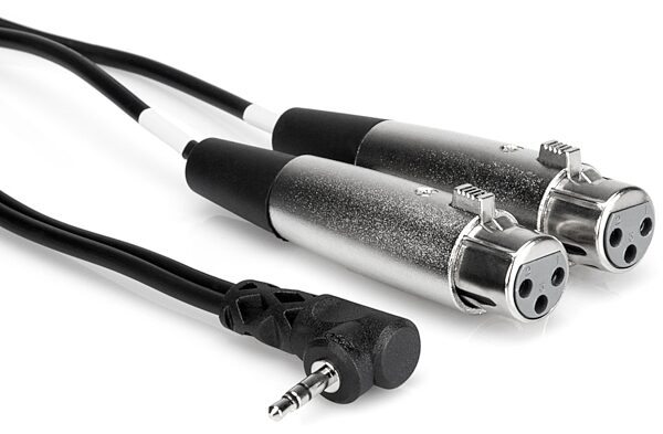 open zoom image for Hosa 1/8" to Dual XLR Female Stereo Breakout Cable, 2 foot, CYX-402F, Main