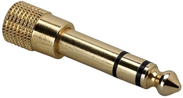 open zoom image for Hosa GHP-105 Headphone Adapter (3.5mm TRS to 1/4" TRS), New, Main