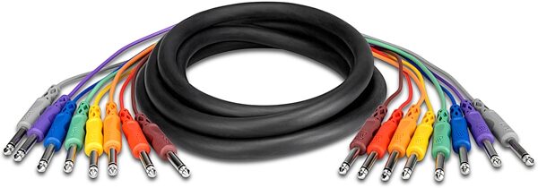 open zoom image for Hosa CPP-80 Snake Cable (1/4" TS x 8), 3.3 foot, 1 Meter, Action Position Back