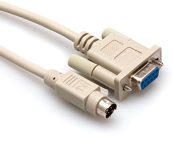 open zoom image for Hosa DBK-103 8-pin Mini-DIN to DE9 Synthesizer Controller Cable, New, Action Position Back