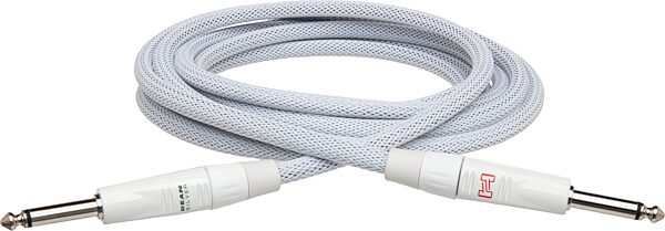 open zoom image for Hosa Limited Edition Pro Series Guitar Cable, Single, White, 10 foot, HGTR-010LE, Action Position Front