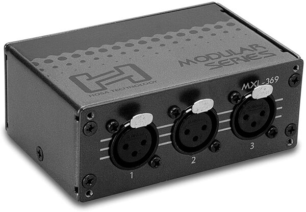 open zoom image for Hosa MXL-369 XLR Female to XLR Male Patch Bay Module, New, Action Position Back