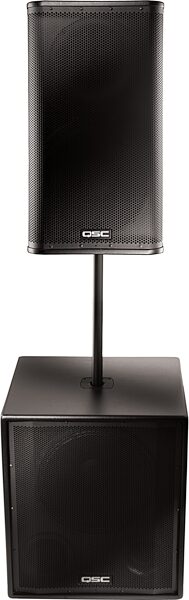 open zoom image for QSC HPR122i Powered 2-Way Speaker (1x12 in.), Mounted Atop Sub