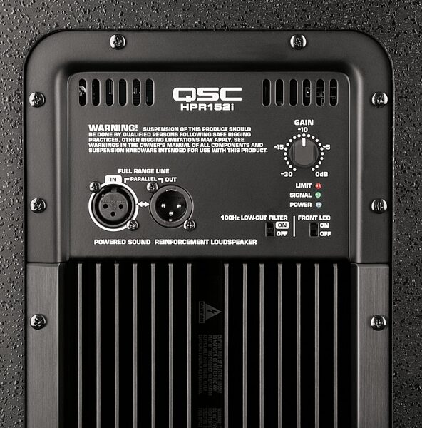 open zoom image for QSC HPR152i 2-Way Powered Loudspeaker (500 Watts, 1x15 in.), Controls