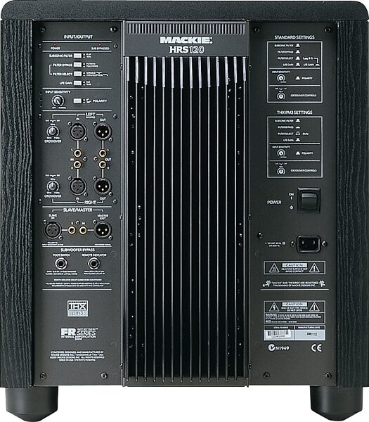 open zoom image for Mackie HRS120 Active Subwoofer (12 in.), Rear