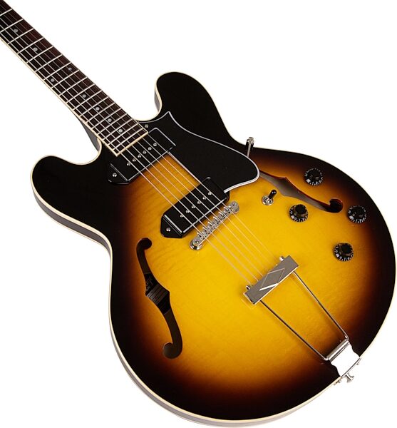 open zoom image for Heritage Standard H-530 Hollowbody Electric Guitar (with Case), Action Position Back