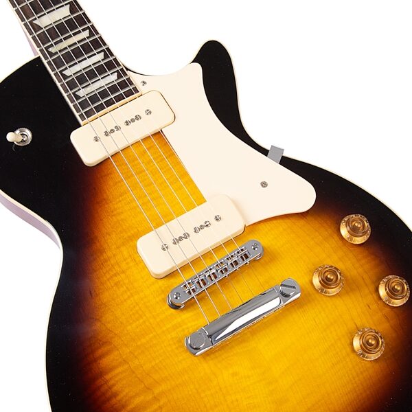 open zoom image for Heritage Standard H-150 P90 Electric Guitar (with Case), Sunburst, Open Box (Very Good), Action Position Back