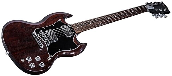 open zoom image for Gibson 2017 HP SG Faded Electric Guitar (with Gig Bag), Worn Brown Closeup