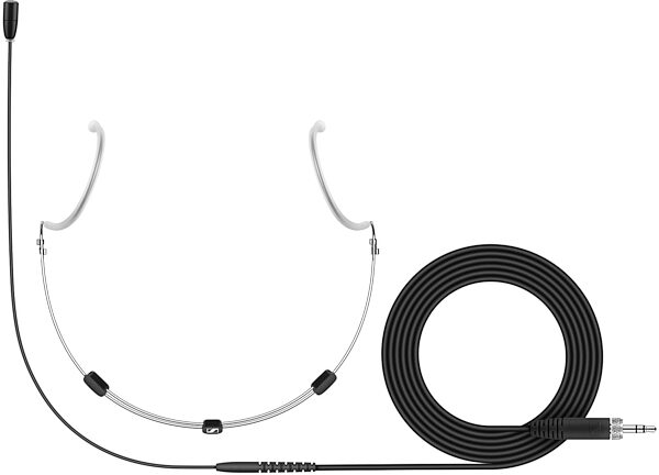 open zoom image for Sennheiser HSP Essential Omni Condenser Headset Microphone, Black, Action Position Back