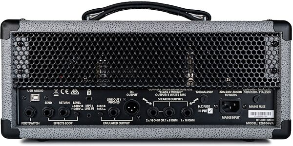 open zoom image for Blackstar HT5RH MkII Guitar Amplifier Head with Reverb (5 Watts), Action Position Back