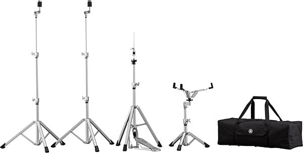 open zoom image for Yamaha HW-3 Light Duty Drum Hardware Pack (with Bag), Chrome, Action Position Back