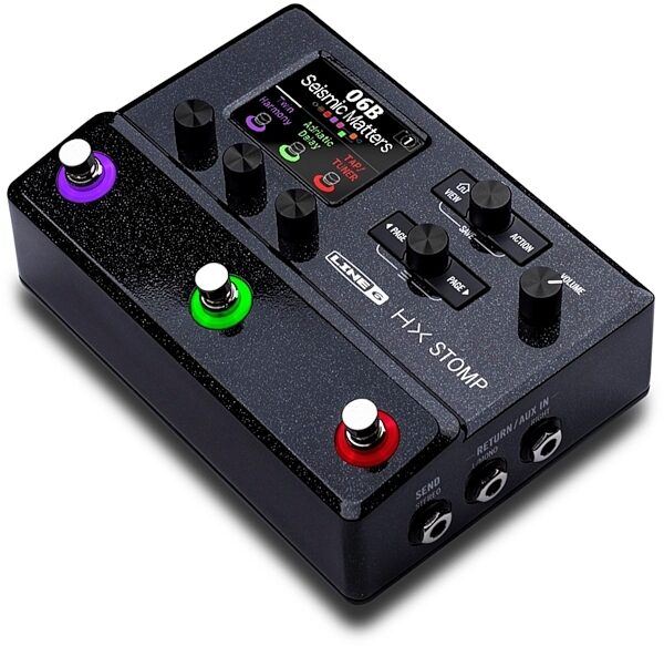 open zoom image for Line 6 HX Stomp Compact Amp and Effects Processor, Black, View