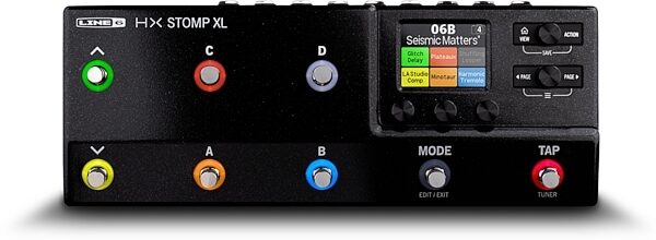 open zoom image for Line 6 HX Stomp XL Multi-Effects Processor Pedal, Black, Main