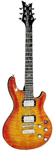 open zoom image for Dean Hard Tail Standard Classic Electric Guitar, Transparent Amber
