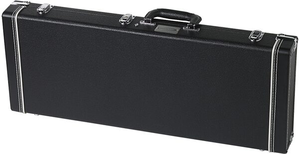 open zoom image for Traveler Guitar Hardshell Case, Black - Upright