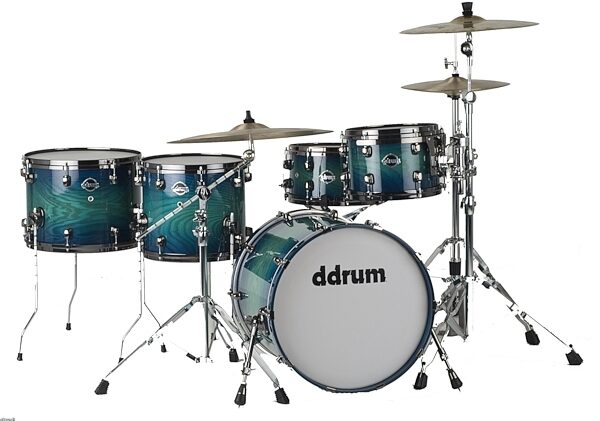 open zoom image for DDrum Dominion Ash Pocket 5-Piece Drum Shell Kit, Hardtailburst