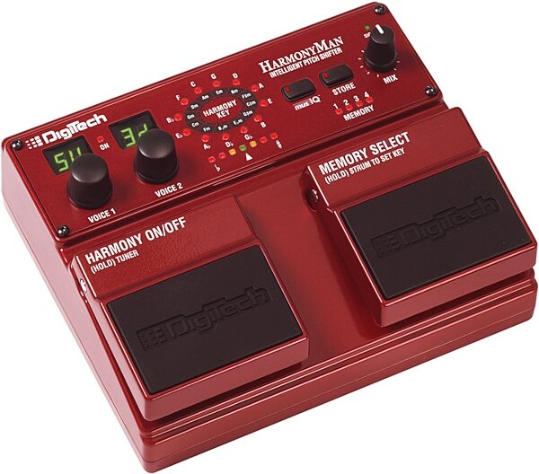 open zoom image for DigiTech HarmonyMan Intelligent Pitch Shifter Guitar Pedal, Angle