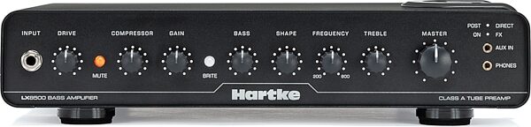 open zoom image for Hartke LX8500 Bass Guitar Amplifier Head (800 Watts), Black, Action Position Front