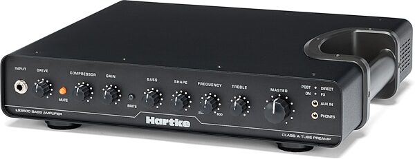 open zoom image for Hartke LX8500 Bass Guitar Amplifier Head (800 Watts), Black, Action Position Front