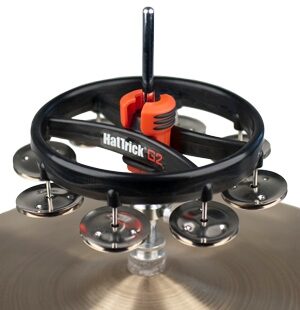 open zoom image for Rhythm Tech Hat Trick G2 Hi-Hat Mounted Tambourine, With Nickel Jingles, Main