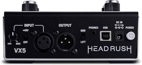 open zoom image for HeadRush VX5 Auto-Tune Vocal Effects Pedal, Open Box (Like New), Action Position Back