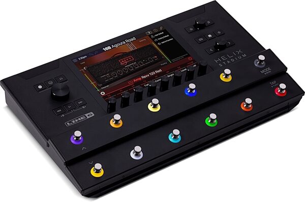 open zoom image for Line 6 Helix Stadium Floor Multi-Effects Processor Pedal, New, Action Position Back