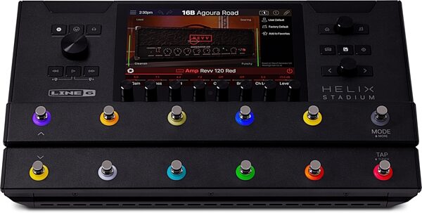 open zoom image for Line 6 Helix Stadium Floor Multi-Effects Processor Pedal, New, Action Position Back