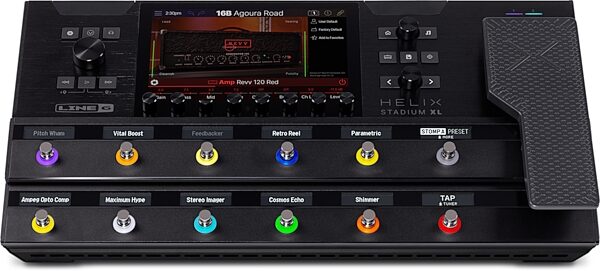 open zoom image for Line 6 Helix Stadium XL Floor Multi-Effects Processor Pedal, New, Action Position Back