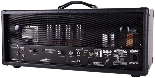 open zoom image for Schecter SYN100 Hellwin Stage 100 Guitar Amplifier Head (100 Watts), Rear