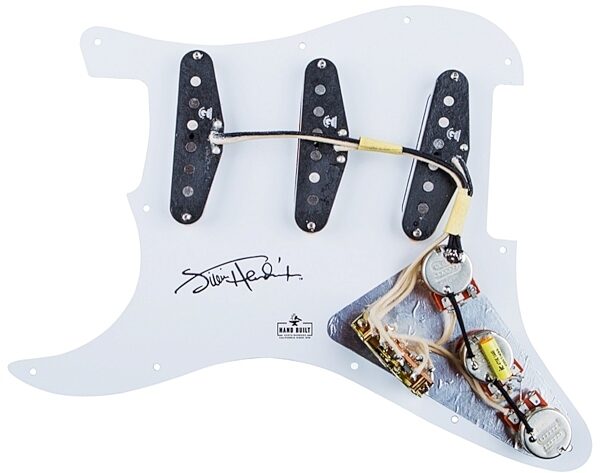 open zoom image for Seymour Duncan Hendrix Loaded Strat Pickguard, Voodoo, Back