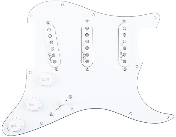 open zoom image for Seymour Duncan Hendrix Loaded Strat Pickguard, Voodoo, Main