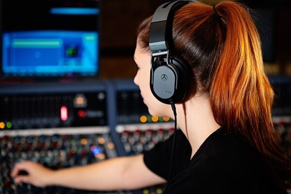 open zoom image for Austrian Audio Hi-X55 Over-Ear Headphones, In Use