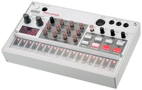open zoom image for Korg Volca Sample Digital Sample Sequencer, Angle