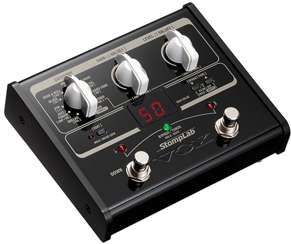 open zoom image for Vox StompLab 1G Modeling Guitar Effects Pedal, New, Angle