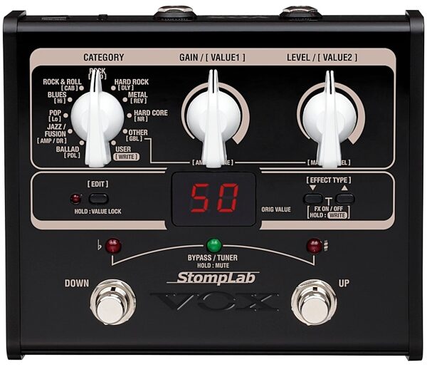open zoom image for Vox StompLab 1G Modeling Guitar Effects Pedal, New, Main