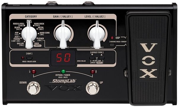 open zoom image for Vox StompLab IIG Modeling Guitar Effects Pedal, New, Main
