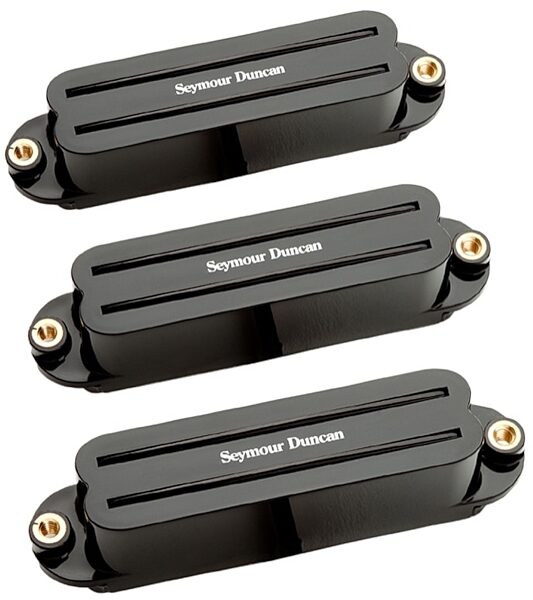 open zoom image for Seymour Duncan Hot Rails Humbucker Pickup Set for Strat, Black, Main