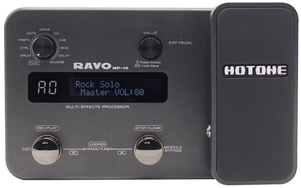 open zoom image for Hotone Ravo MP-10 Multi-Effects Guitar Pedal, Main