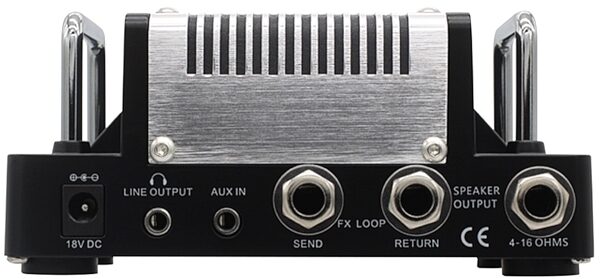 open zoom image for Hotone Thunder Bass Mini Bass Amplifier Head (5 Watts), Rear