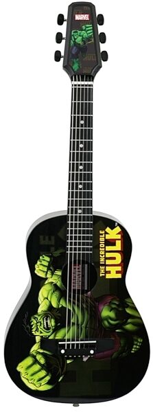 open zoom image for Peavey Marvel Hulk Half-Size Acoustic Guitar, Main